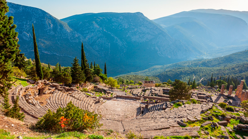Teatro de Delfos, Delfos, Grecia