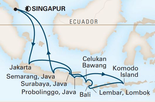 Mapa del itinerario